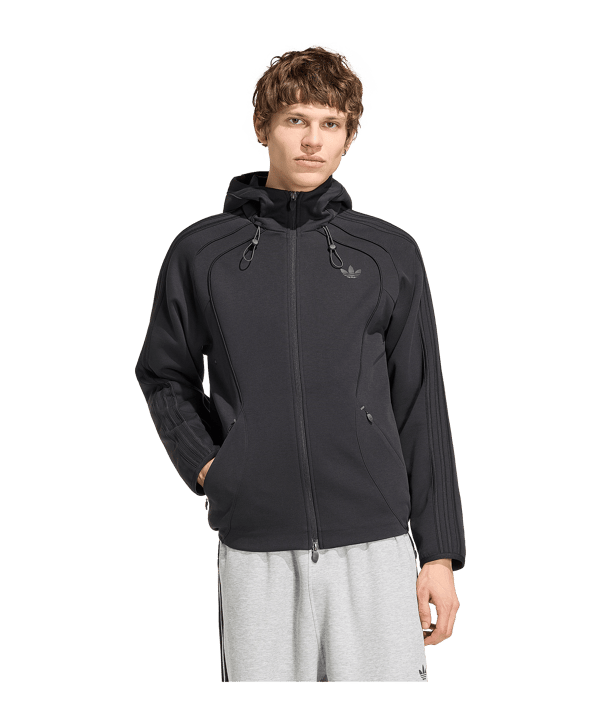 adidas Originals Spacer Teamgeist 26 Cutline Kapuzenjacke Schwarz