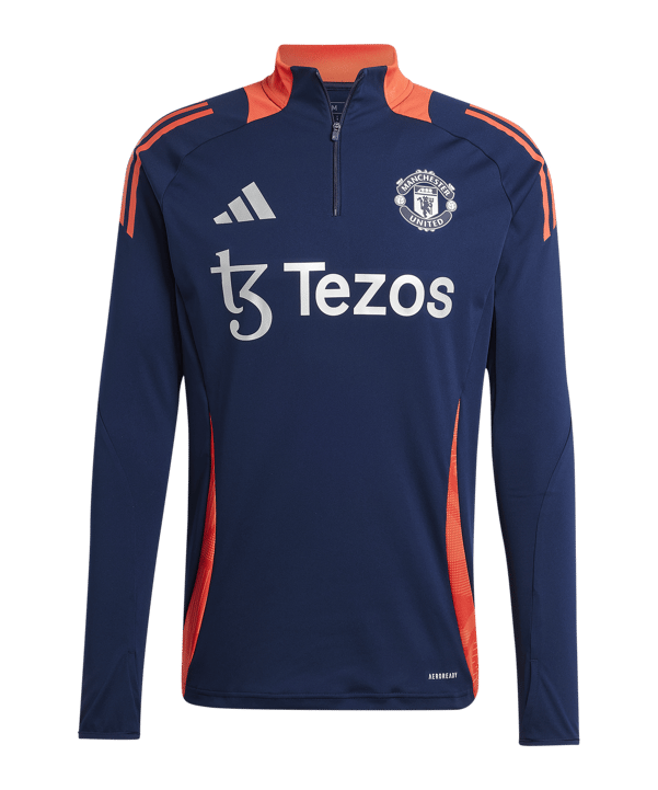 adidas Manchester United Sweatshirt Blau - blau