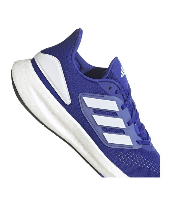 adidas Pureboost 22 Blau White Laufschuh - blau