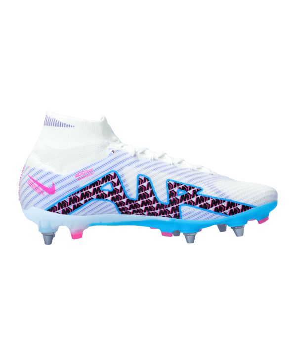 Nike Air Zoom Mercurial Superfly Elite SG-Pro Blast Pro-Player-Edition Weiss Blau Pink F146 - weiss