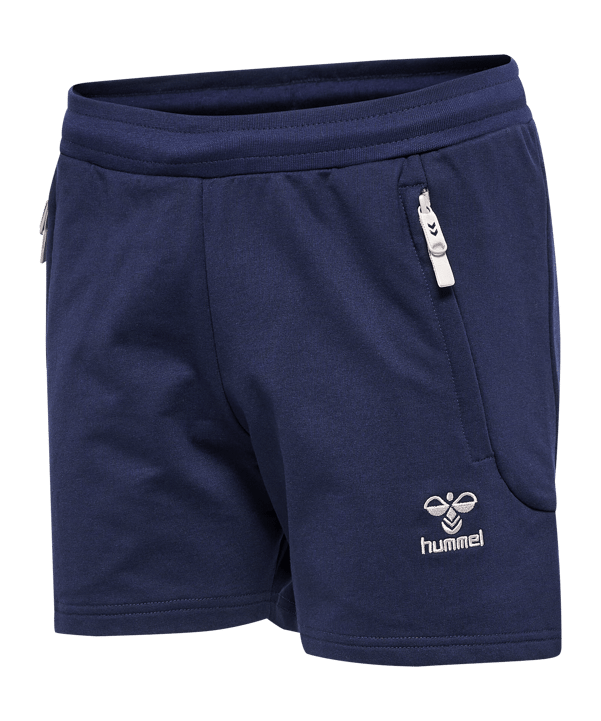 Hummel Move Grid Cotton Short Damen Blau F7026 - blau