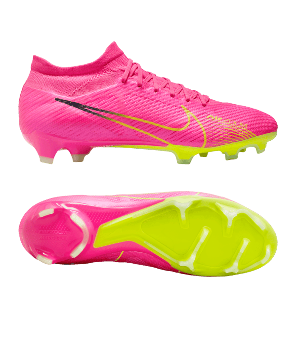 Nike Air Zoom Mercurial Vapor XV Pro FG Luminous Pink Gelb F605 - rosa