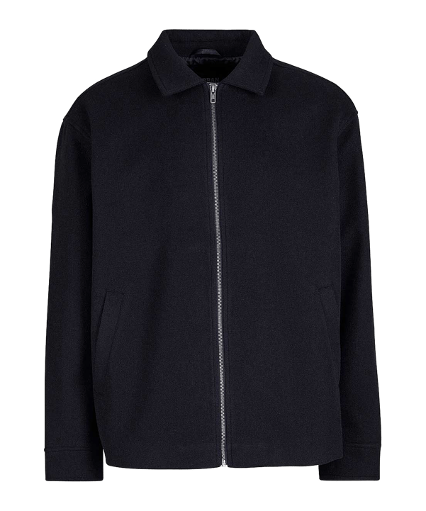 Urban Classic Basic Blousjacke Jacke Schwarz - schwarz