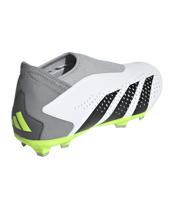 adidas Predator Accuracy.3 LL FG Crazyrush Kids Weis Schwarz Gelb - weiss