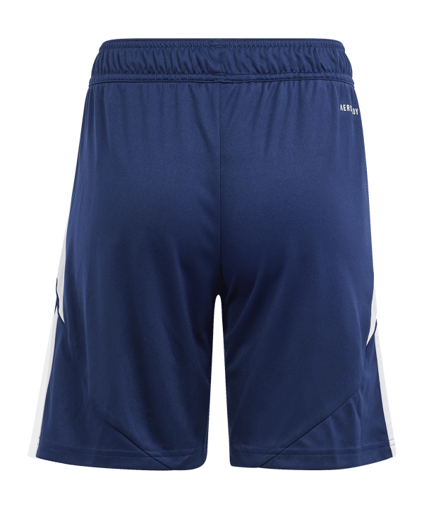adidas Tiro 24 Training Short Kids Blau Weiss - blau