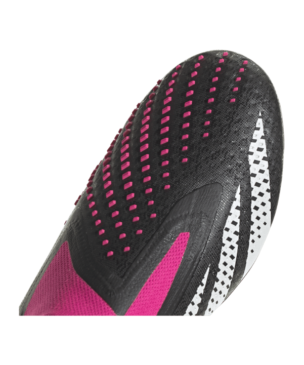 adidas Predator Accuracy+ FG Own Your Football Schwarz Weiss Pink - schwarz