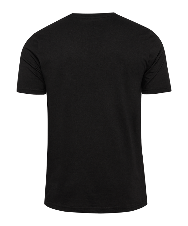 Hummel Graphic Bold Logo T-Shirt Schwarz F2001 - schwarz