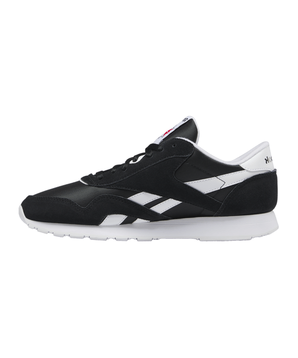 Reebok CL Nylon Schwarz Weiss - schwarz