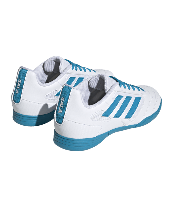 adidas Super Sala 2 Halle Kids Weiss Blau - weiss