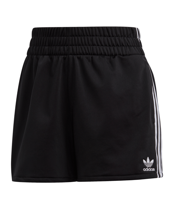 adidas Originals 3 Stripes Short Damen Schwarz - schwarz
