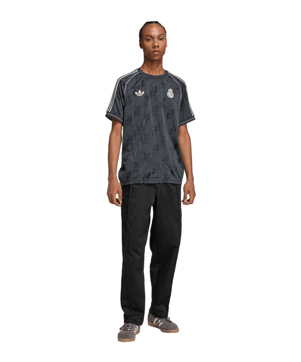 adidas Real Madrid Trainingshirt Grau - grau