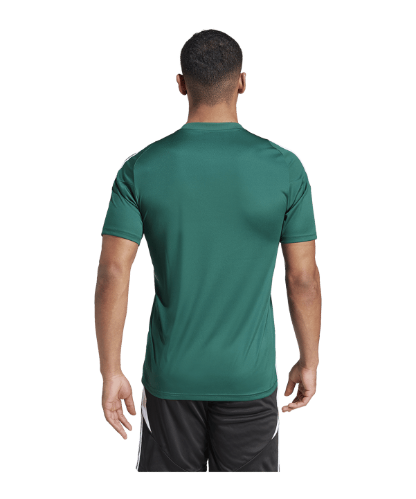 adidas Tiro 24 Trikot Dunkelgrün Weiss - gruen