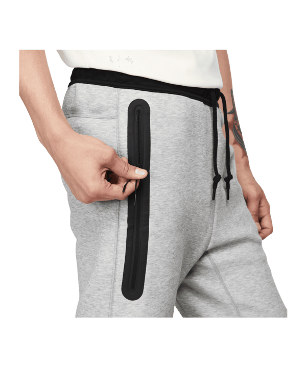 Nike Tech Fleece Jogginghose Grau Schwarz F064 - grau