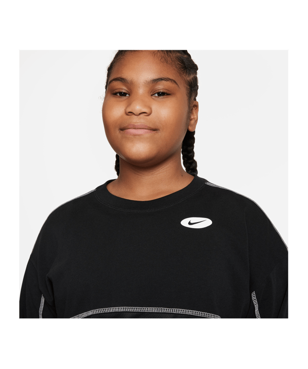 Nike Icon Clash Sweatshirt Plus Size Kids F010 - schwarz