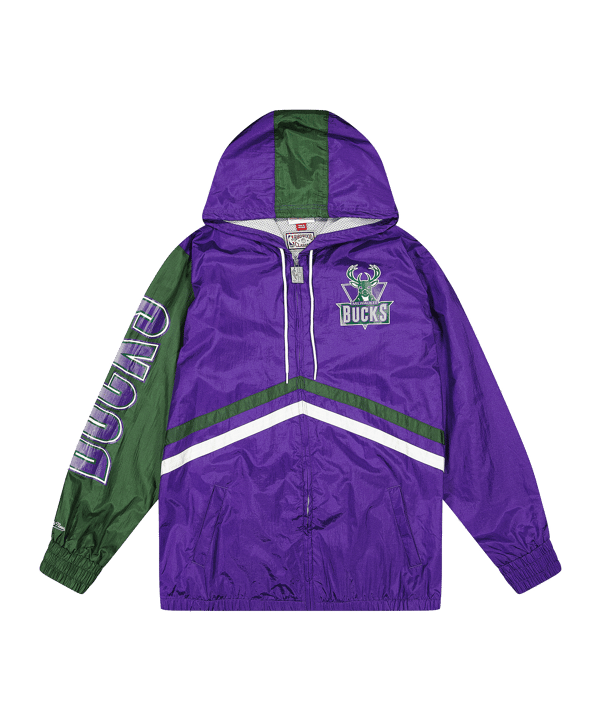 Mitchell and Ness NBA Windbreaker Jacke Lila