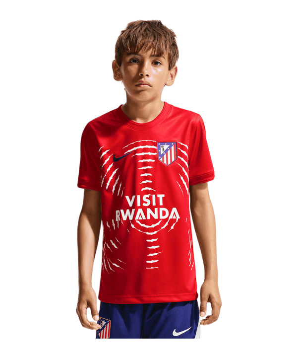 Nike Atletico Madrid Prematch T-shirt 2026/2027 Bambini Rosso C658 - rosso