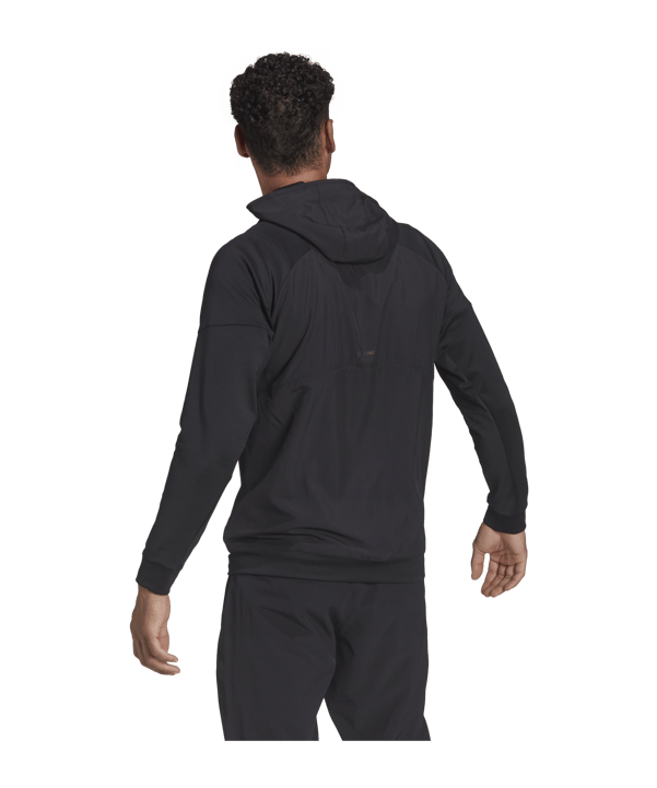 adidas Training Kapuzenjacke Schwarz - schwarz