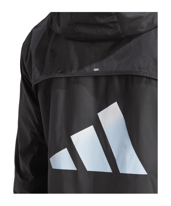 adidas Icons 3S Running Jacke Schwarz - schwarz