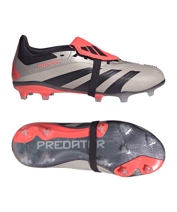 adidas Predator Elite FT FG Vivid Horizon Kids Grau Pink - grau