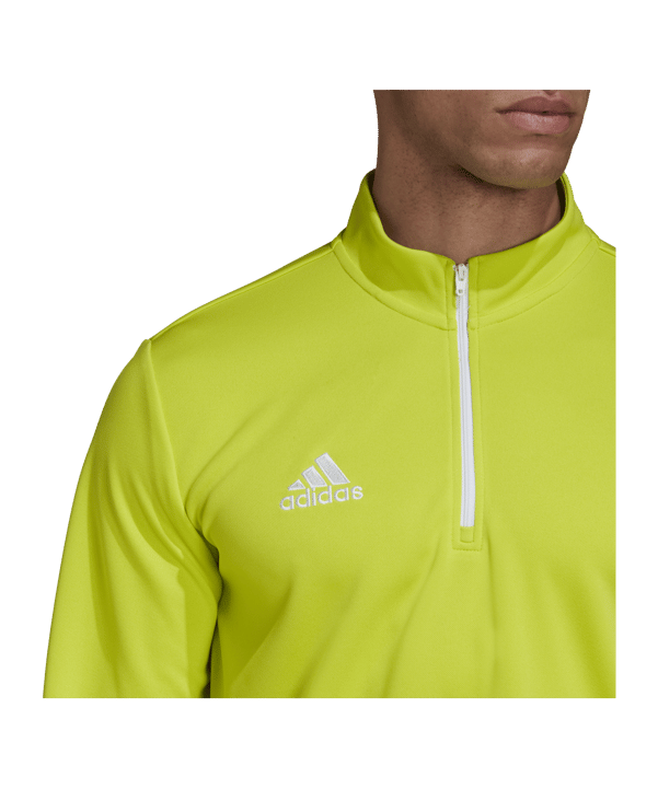 adidas Entrada 22 HalfZip Sweatshirt Grün Weiss - gruen