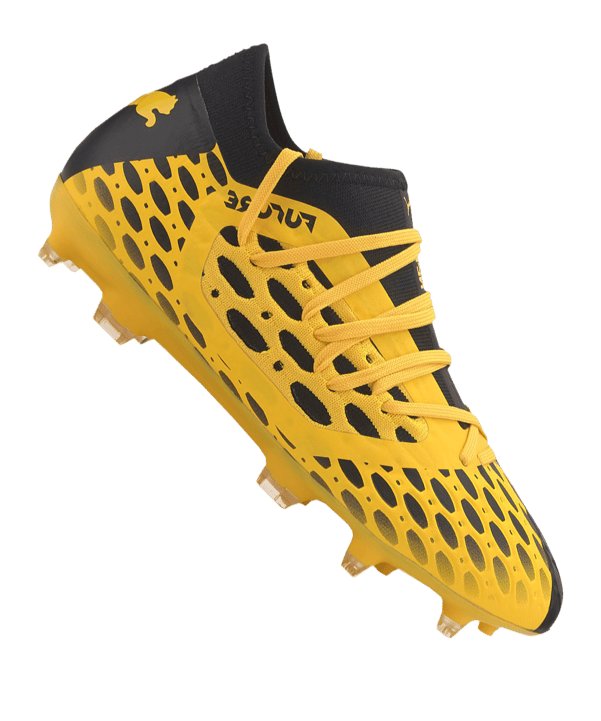 PUMA FUTURE Spark 5.3 NETFIT FG/AG Kids Gelb Schwarz F03 - gelb
