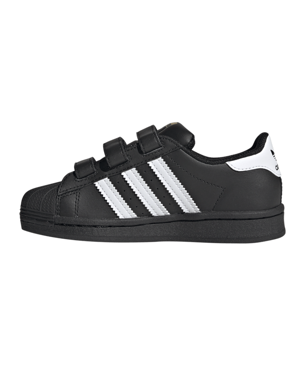 adidas Originals Superstar Sneaker C Kids Schwarz - schwarz