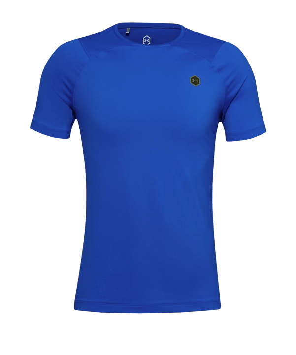Under Armour HG Rush Fitted Shortsleeve F486 - blau