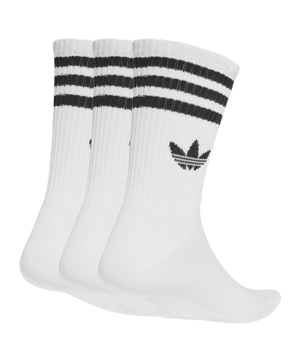 adidas Originals 3 Stripes Crew 3 Pair Socken Weiß - weiss