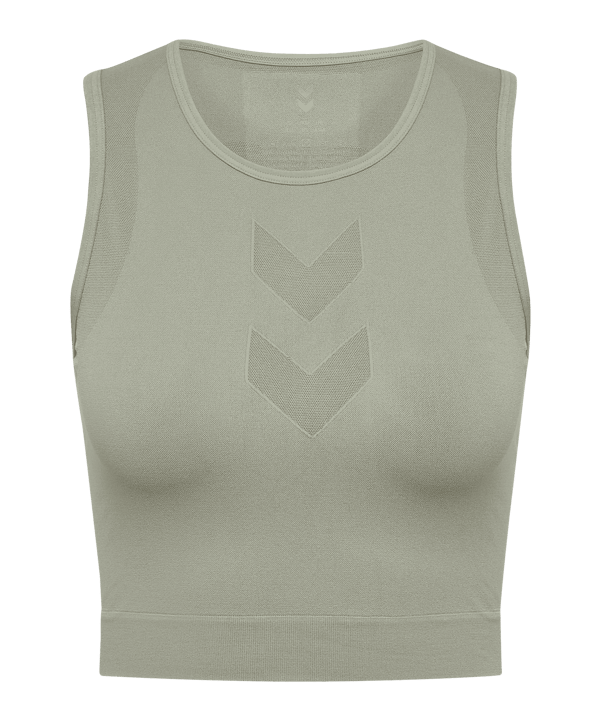 Hummel Hiit Seamless T-Shirt Damen Grün F6092 - gruen