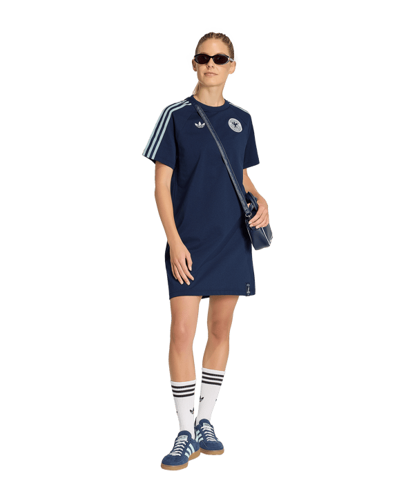 adidas DFB Germania Originals Vestito Donna Blu - blu