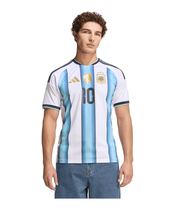 adidas Argentinien MESSI Trikot Home WM 2026 Weiß - weiss