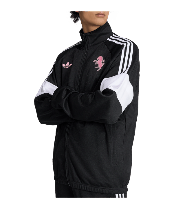 adidas Juventus Turin Lfstlr Track Sweatshirt Schwarz - schwarz