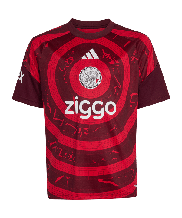 adidas Ajax Amsterdam Pre-Match Maillot 2026/2027 Enfants Rouge - rouge