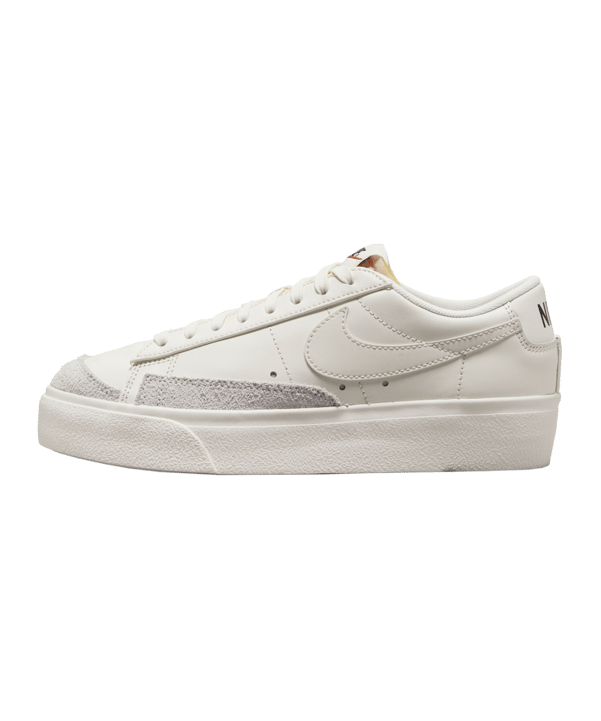 Nike Blazer Low Platform Damen Weiss Grau F105 - weiss
