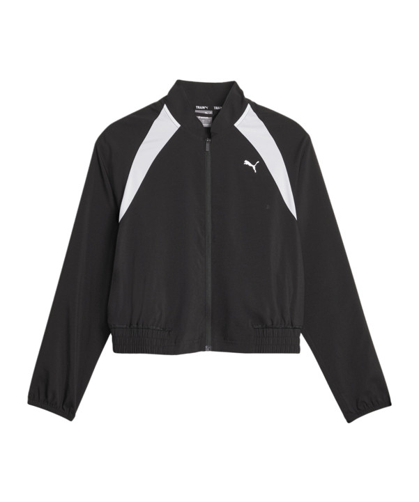 PUMA Fit Woven Fashion Jacke Damen Schwarz F01 - schwarz