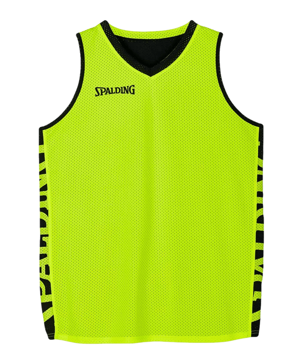 Spalding Essential Reversible Shirt Schwarz F05 - schwarz