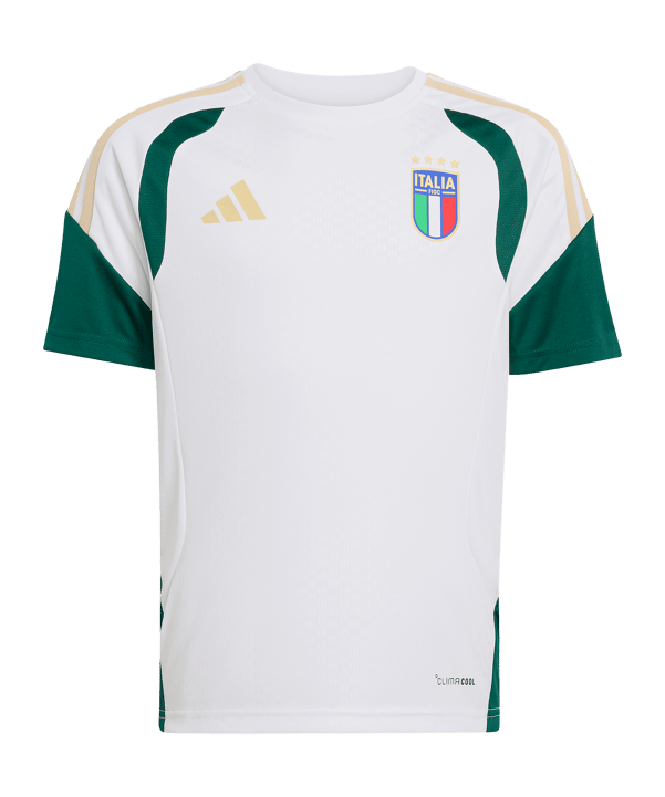 adidas Italien Tiro Trainingsshirt Kids Weiß - weiss