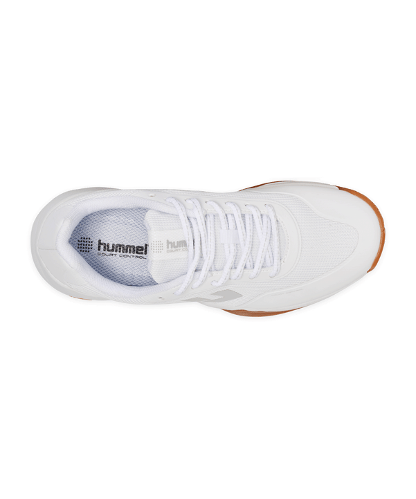 Hummel Court Control Schuh Weiss F9001 - weiss