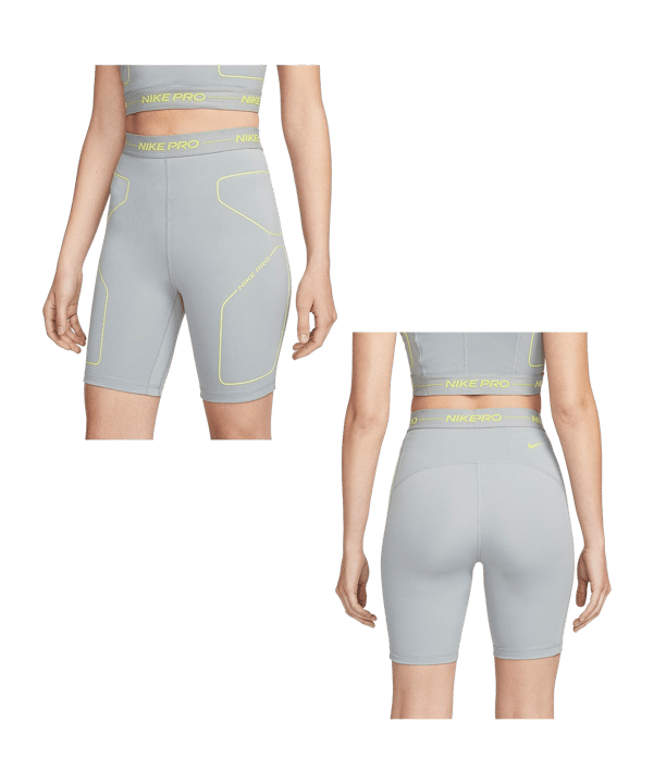 Nike Pro 7in High Rise Short Training Damen F073 - grau