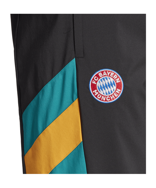 adidas FC Bayern München Icon Trainingshose Schwarz - schwarz