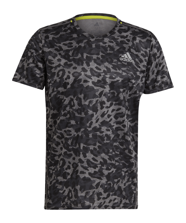 adidas Primeblue T-Shirt Running Schwarz Grau - schwarz