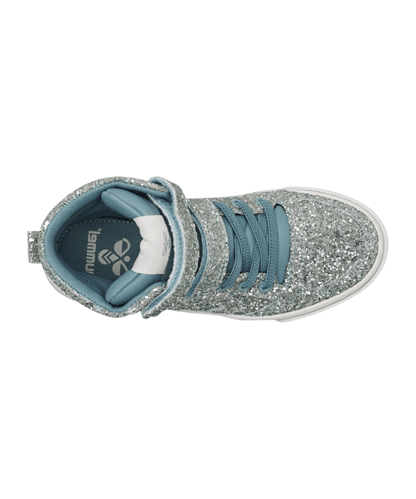 Hummel Slimmer Stadil Glitter Sneaker Kids Blau F7135 - blau