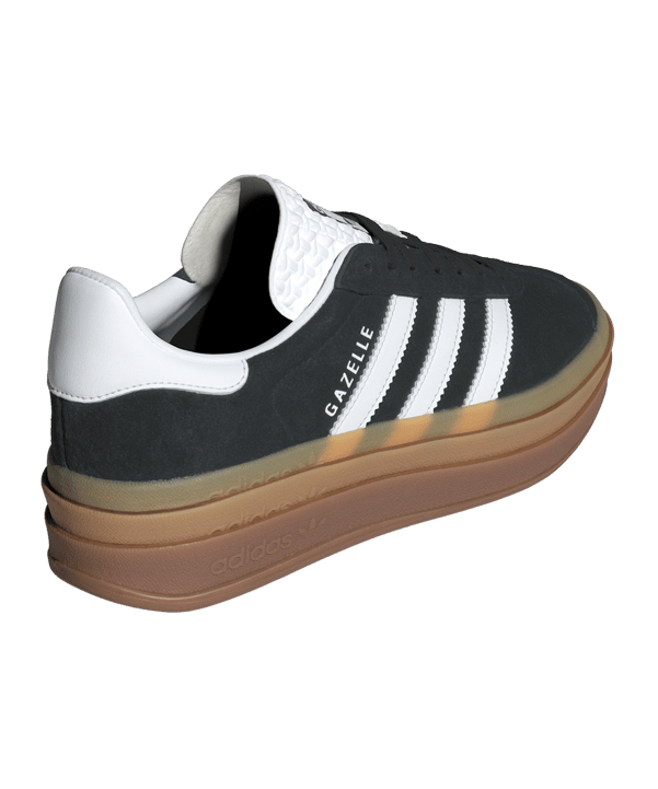 adidas Originals Gazelle Bold Damen Schwarz Weiss - schwarz