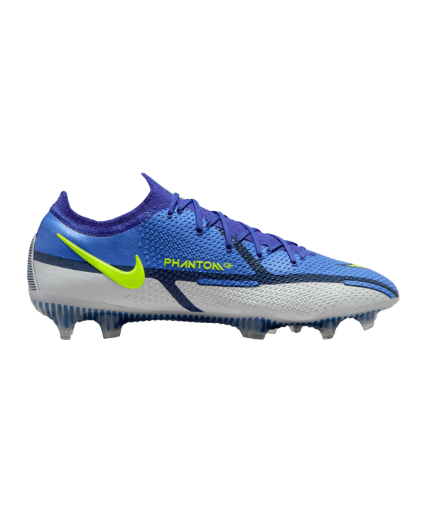 Nike Phantom GT2 Recharge Elite FG Blau Gelb Grau F570 - blau