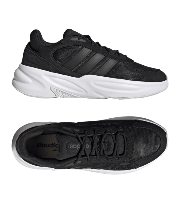 adidas Ozelle Cloudfoam Schwarz - schwarz