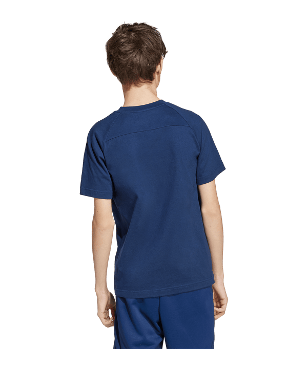 adidas Tiro 25 Travel T-Shirt Kids Blau - blau