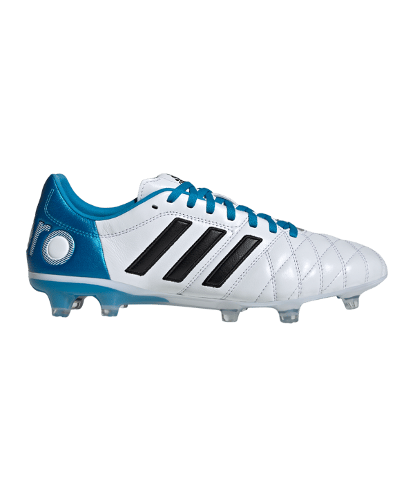 adidas 11Pro FG Weiss Schwarz Blau - weiss