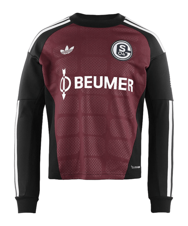 adidas Originals FC Schalke 04 Torwarttrikot 2026/2027 Kids Schwarz - schwarz