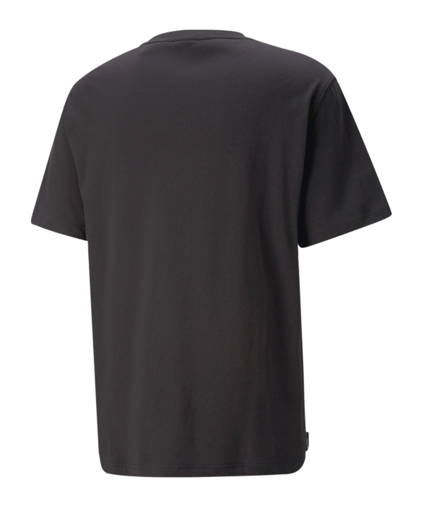 PUMA DOWNTOWN Logo Graphic T-Shirt Schwarz F01 - schwarz