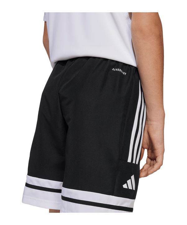 adidas Squadra 25 Downtime Short Kids Schwarz - schwarz